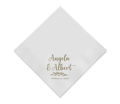 Custom Wedding Napkins (ci)