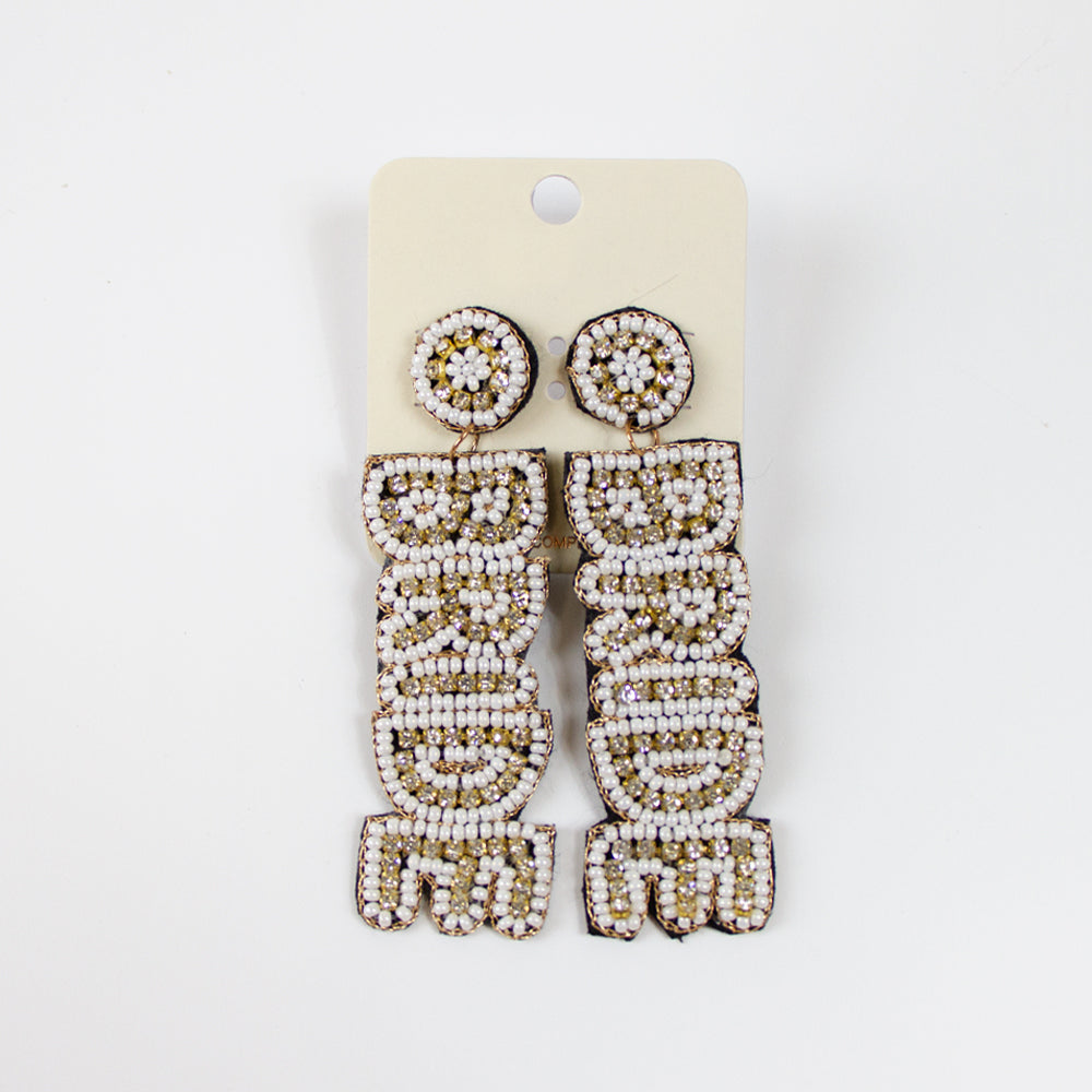 Bride Beaded Earrings Wedding Gifts