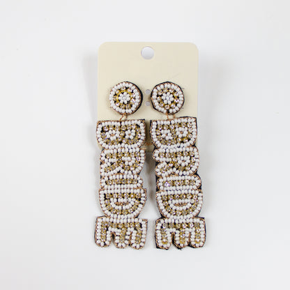 Bride Beaded Earrings Wedding Gifts