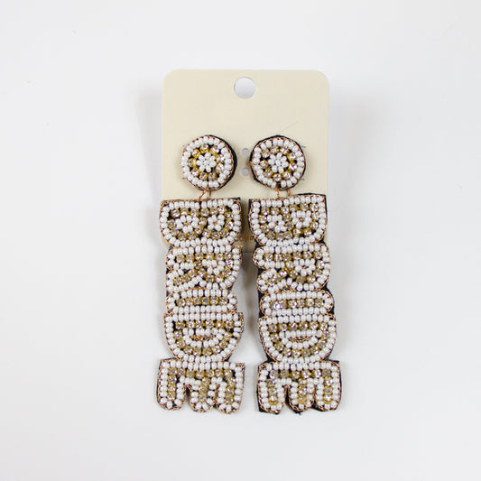 Bride Beaded Earrings Wedding Gifts