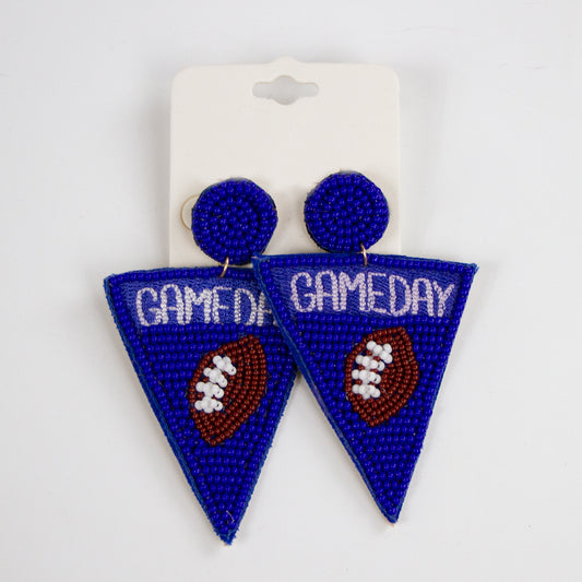 Game Day Flag Earrings