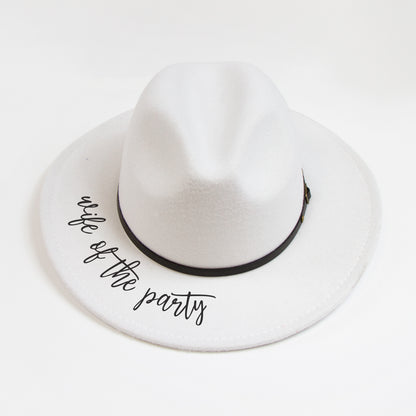The Party, Wife of the Party Fedora Hats