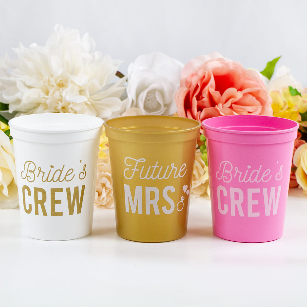 Future Mrs, Bride's Crew Stadium Cups