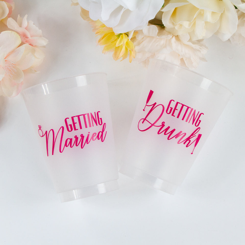 Getting Married, Getting Drunk Frosted Cups