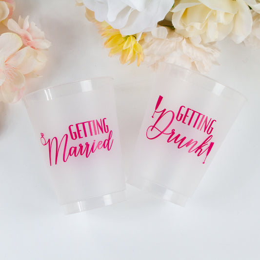 Getting Married, Getting Drunk Frosted Cups