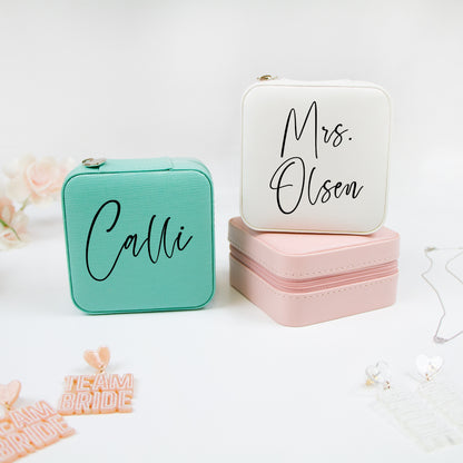 Custom Monogram Jewelry Box
