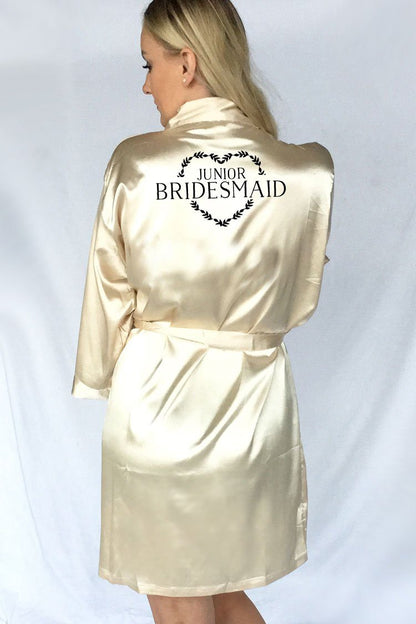 Heart Wreath Style - Junior Bridesmaid Robe