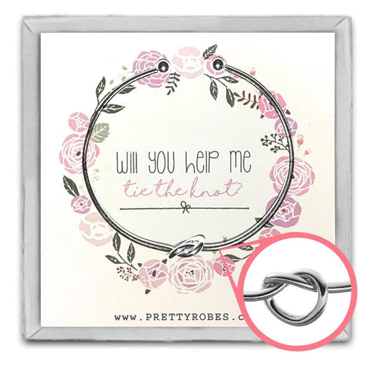 Knot Bracelet - Silver - Design B