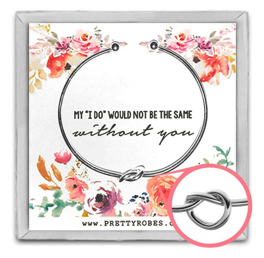 Knot Bracelet - Silver - Design C
