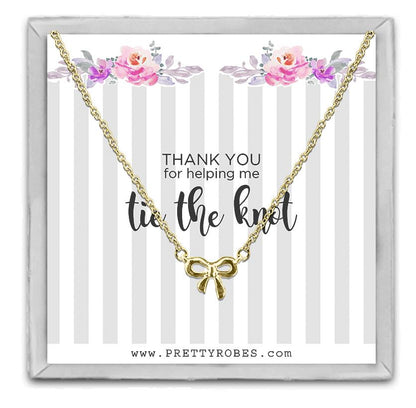 Knot Necklace - Gold - Design A