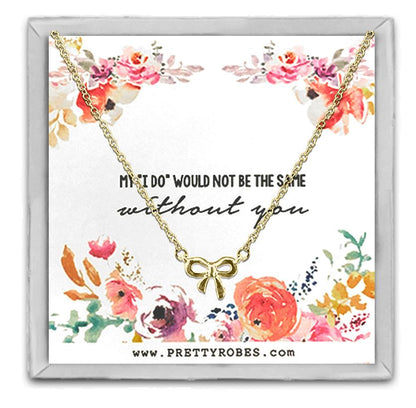 Knot Necklace - Gold - Design C
