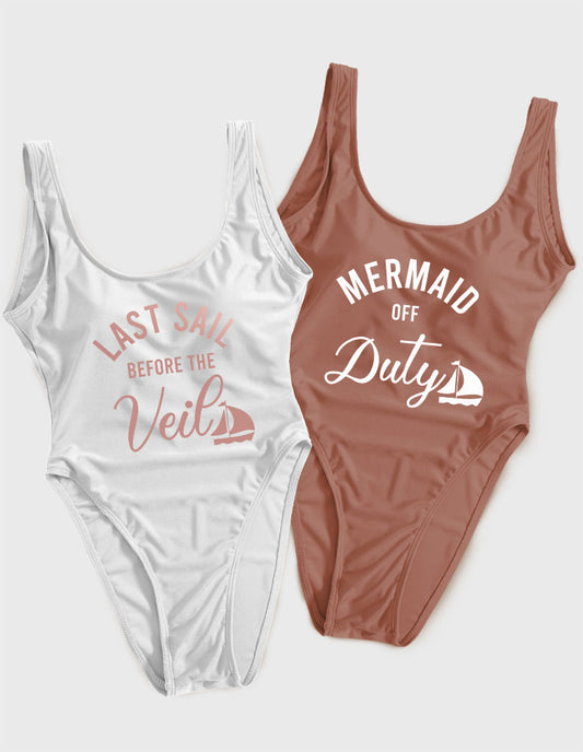 Last Sail & Mermaid Off Duty Bride Swimsuit