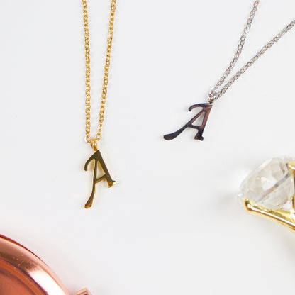 Cursif Letter Necklace