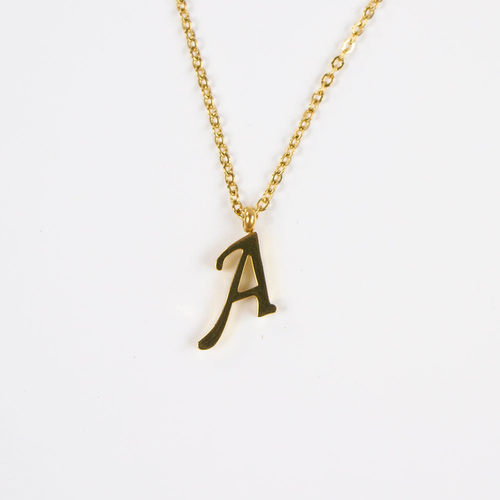 Cursif Letter Necklace
