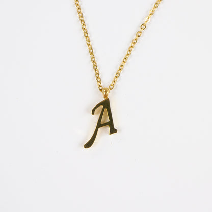 Cursif Letter Necklace