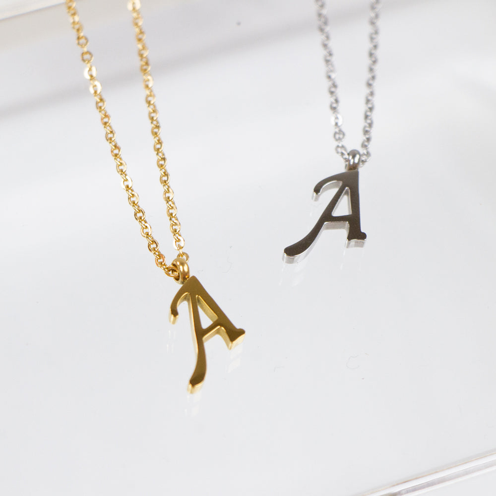 Cursif Letter Necklace