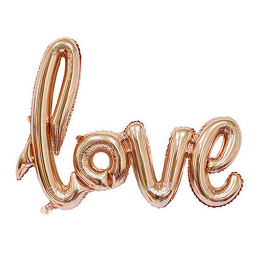 Rose Gold Foil Love Balloon