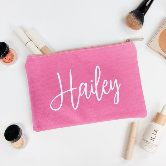 Custom Name Makeup Bag for Bridesmaids