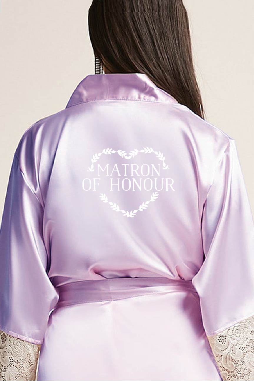 Heart Wreath Style - Matron of Honour Robe