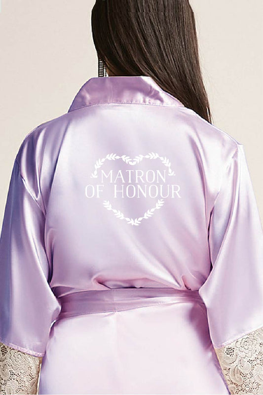 Heart Wreath Style - Matron of Honour Robe