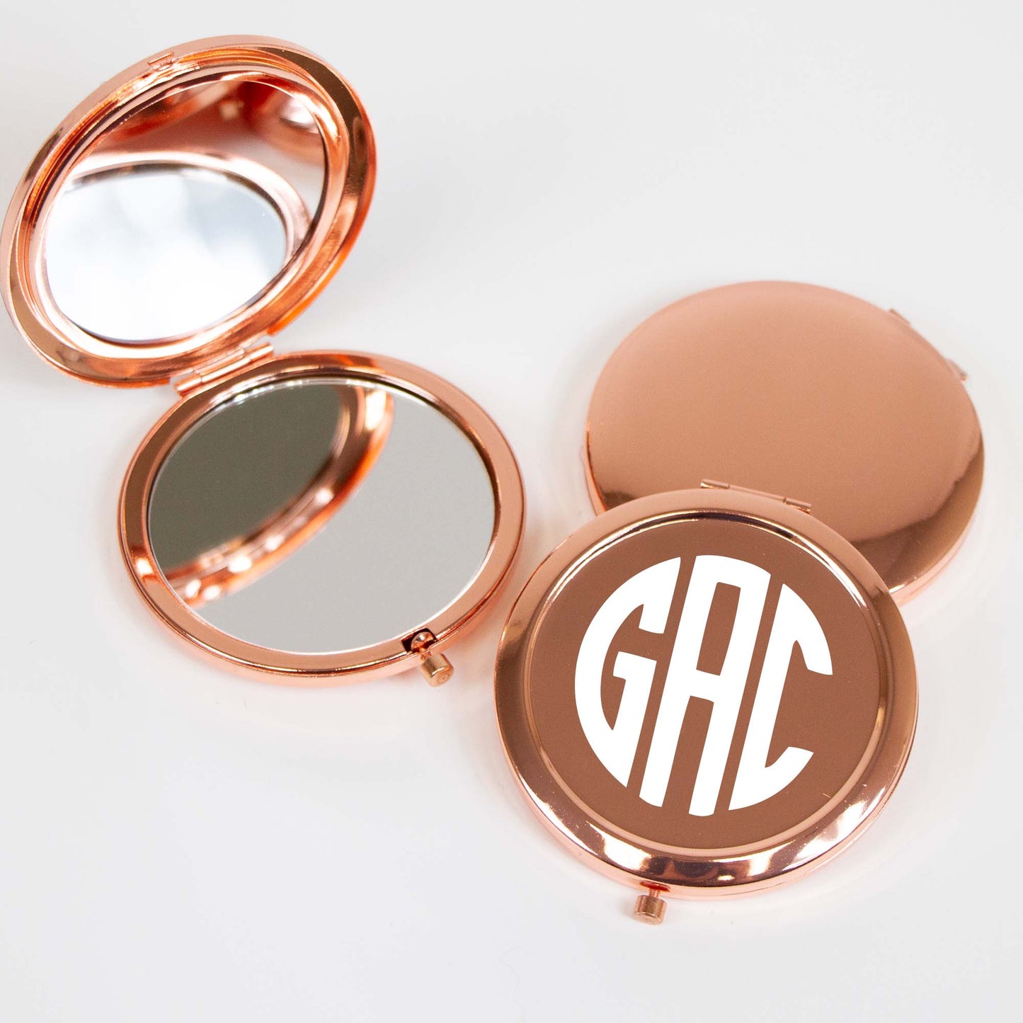 Custom Monogram Bachelorette Compact Mirrors