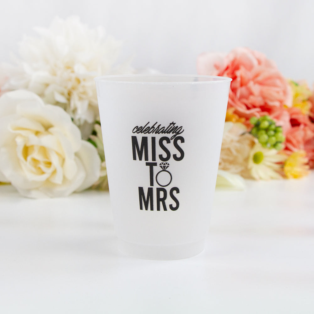 Celebrating Miss to Mrs Frosted Cups