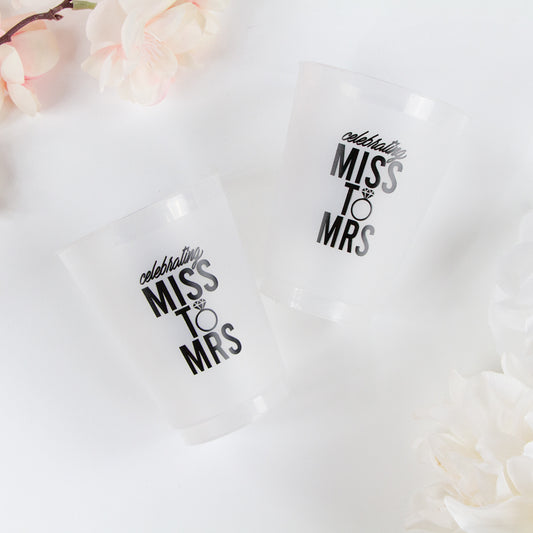 Celebrating Miss to Mrs Frosted Cups