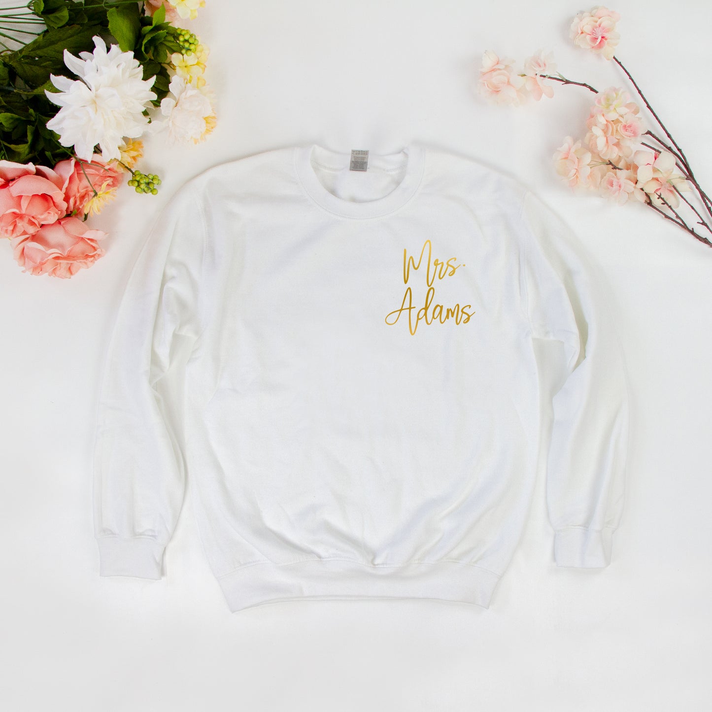 Personalized Mrs. Tee Sweatshirt