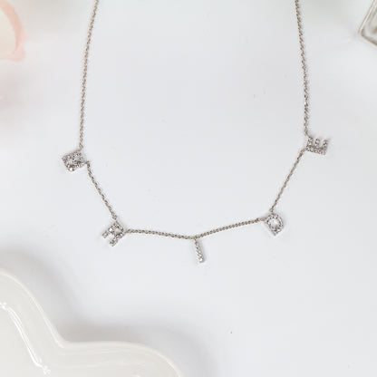 Rhinestone Bride Necklace
