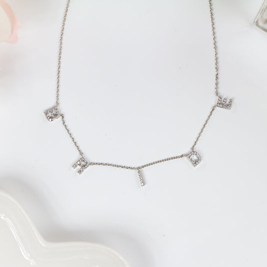 Rhinestone Bride Necklace