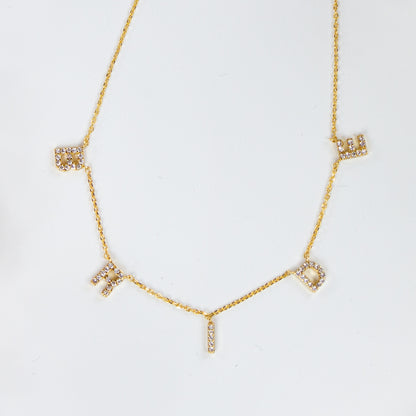 Rhinestone Bride Necklace