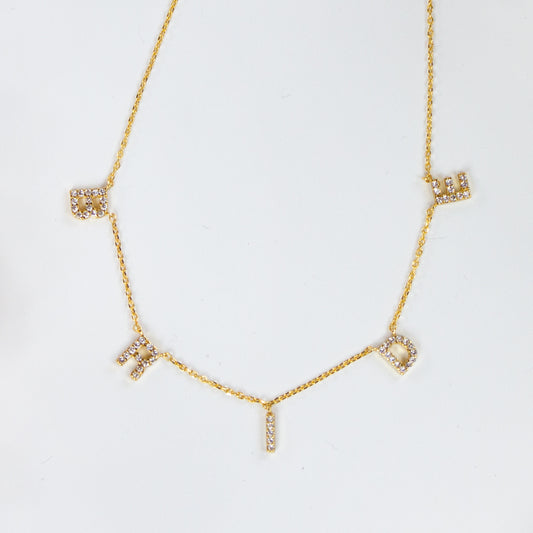 Rhinestone Bride Necklace