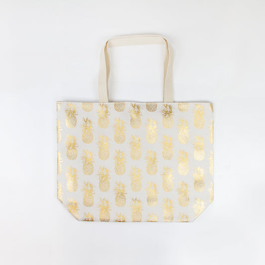 Natural Pineapple Tote Bag