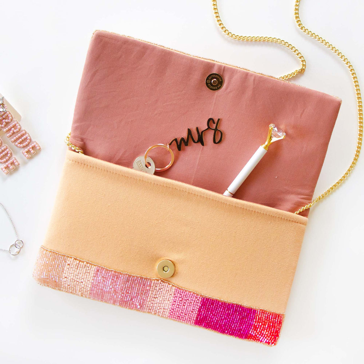 Rose All Day Clutch Bag - Latest Purse Handbags – Clutch – Bag – Purse – Handbag – Bridal Clutch – Wedding clutch - wedding purse - Bridal Purse - PrettyRobes