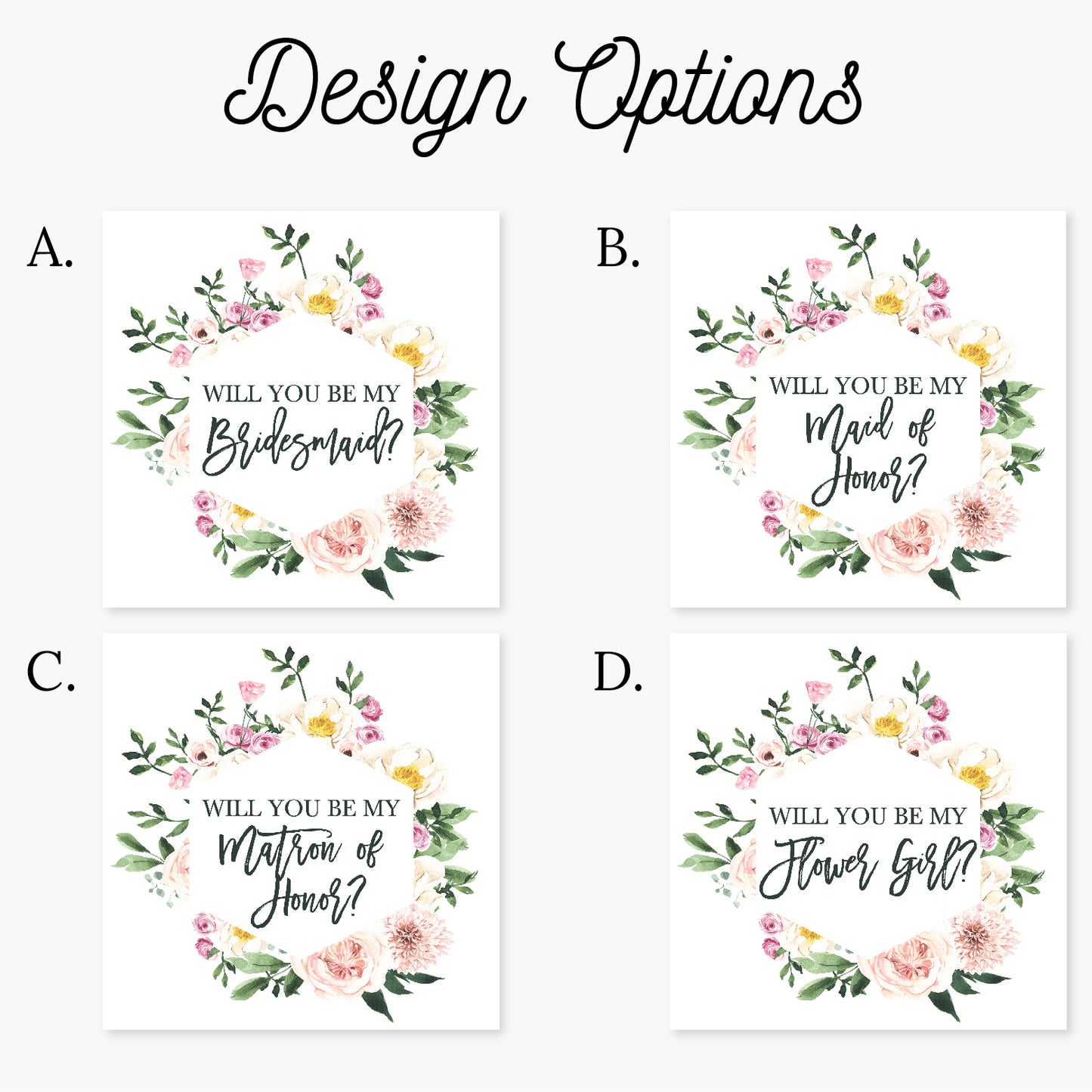 Will You Be My Matron of Honor Sticker