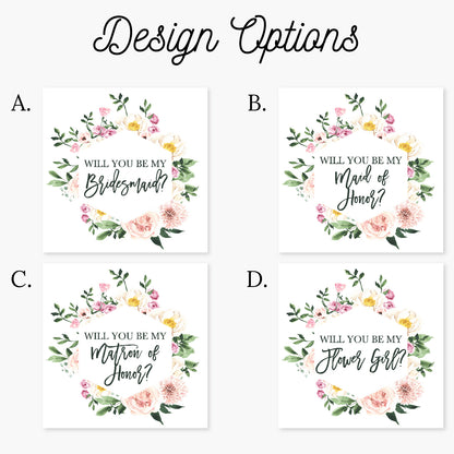 Will You Be My Matron of Honor Sticker