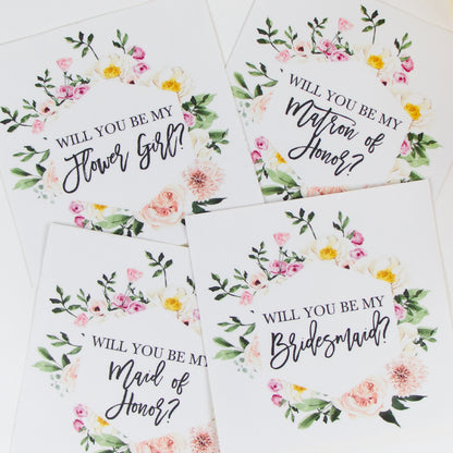 Will You Be My Maid of Honor Sticker