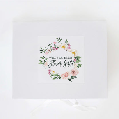 Will You Be My Flower Girl Sticker