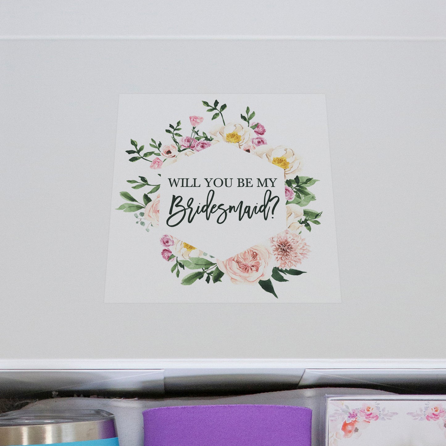 Will You Be My Bridesmaid Sticker