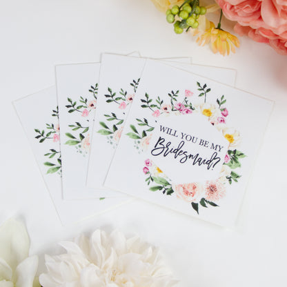 Will You Be My Bridesmaid Sticker