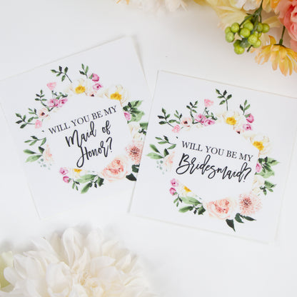 Will You Be My Bridesmaid Sticker