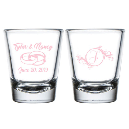 Wedding Shot Glass Favors (dn)