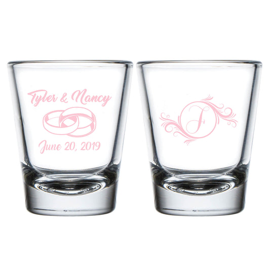 Wedding Shot Glass Favors (dn)