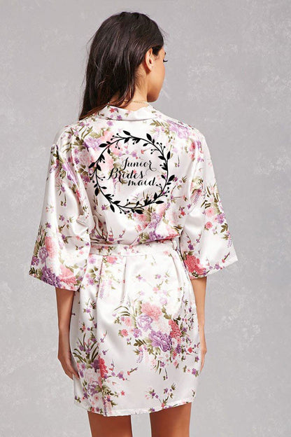 Wreath Style - Junior Bridesmaid Robe