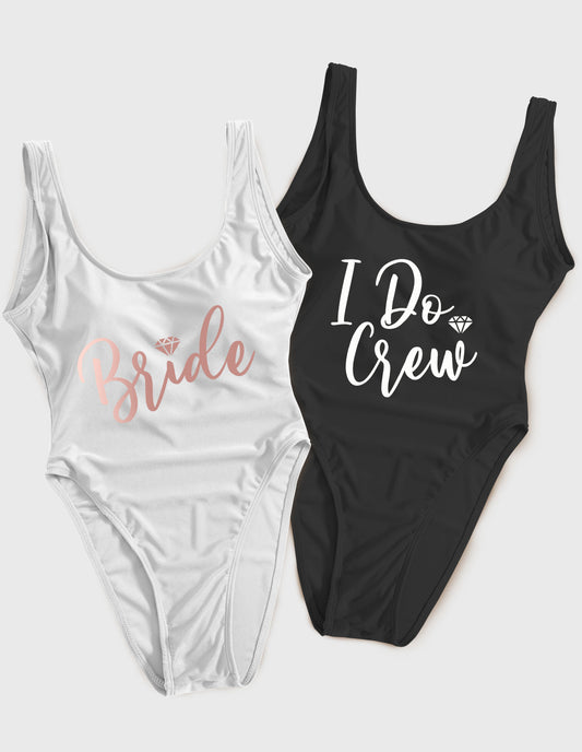 Bride & I Do Crew Bachelorette Bride Swimsuit