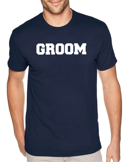 Groom, Groomsman, Best Man Crewneck Tee