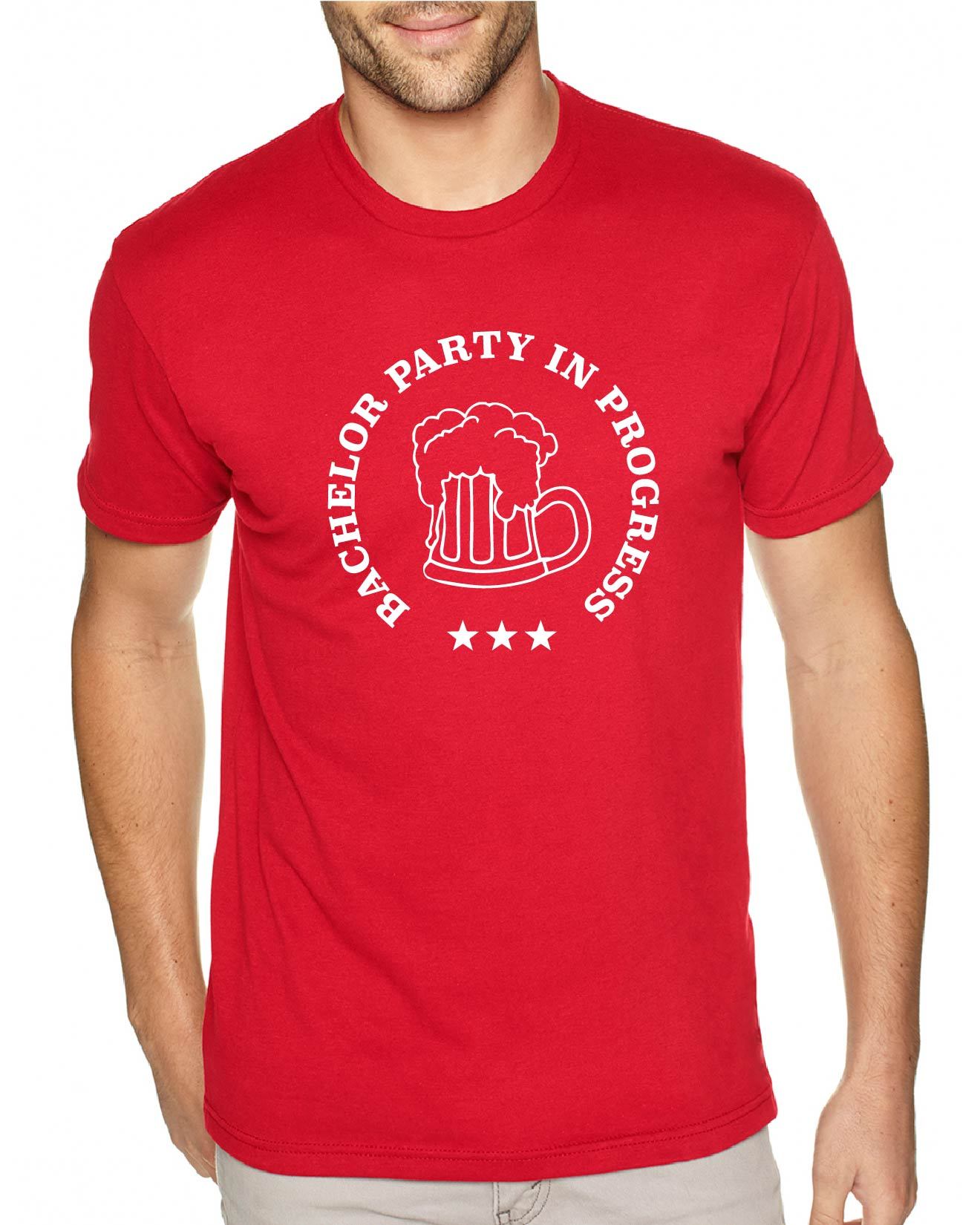 Bachelor Party in Progress Men's Tee (350)