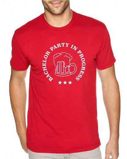 Bachelor Party in Progress Men's Tee (350)