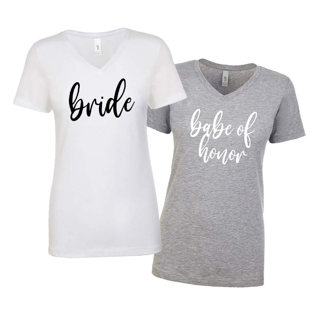 Bride, Babe, Babe of Honor Sweatshirt