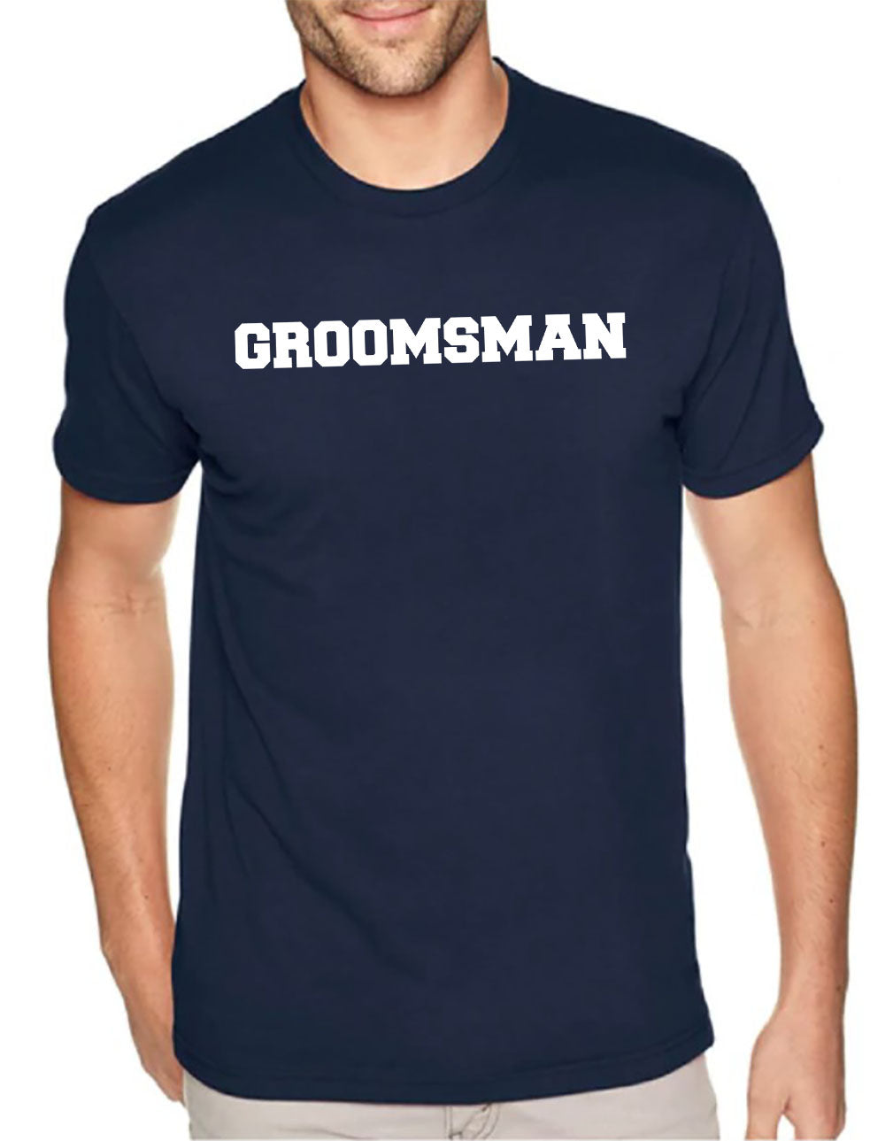 Groom, Groomsman, Best Man Crewneck Tee